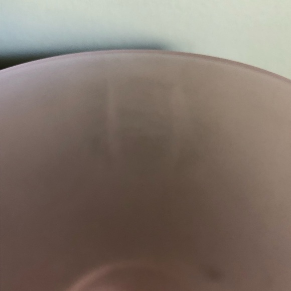 VINTAGE COTTON CANDY PINK FROSTED SATIN 4 pc SET 2 5”x 4” COMPOTE & 2 VOTIVES - Picture 12 of 16